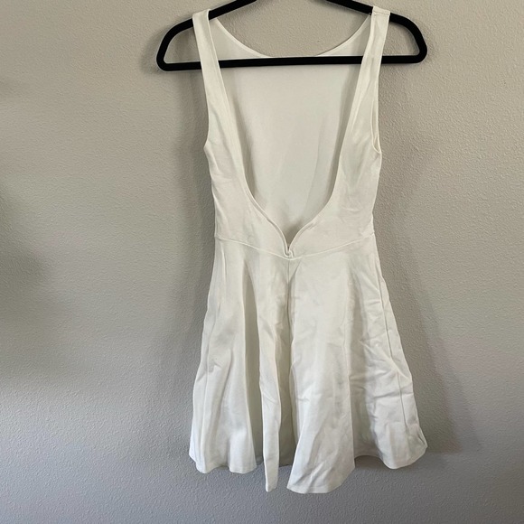 new lulus white tank skater low back dress size small - Picture 2 of 3